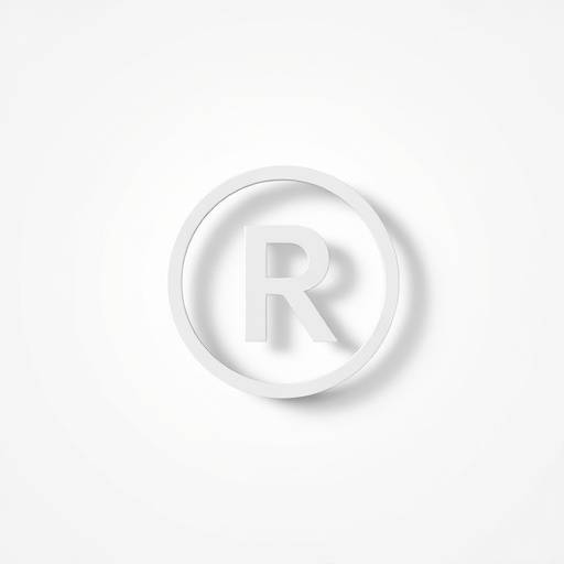 Símbolo de copyright en un círculo