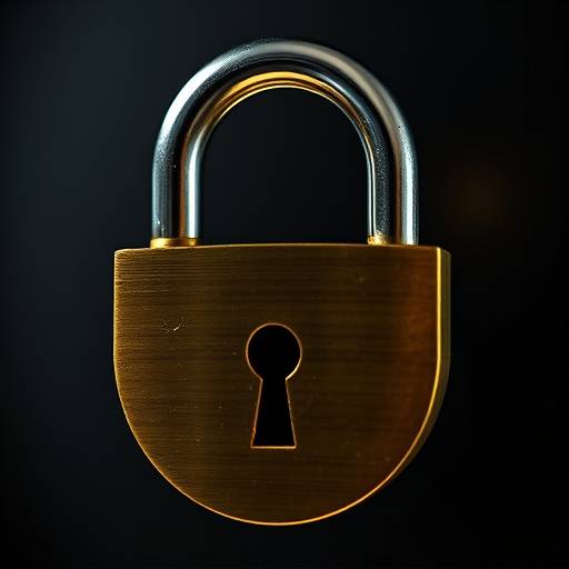 Un candado abierto representando la seguridad y la libertad de acceso.